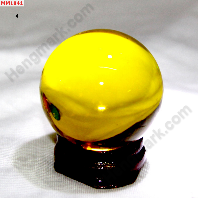 MM1041 ลูกแก้วใส สีเหลือง (40mm) ราคา 150 บาท http://www.hengmark.com/view_product/MM1041.htm
