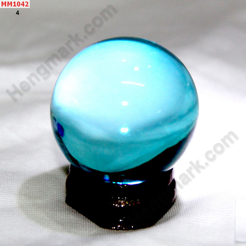 MM1042 ลูกแก้วใส สีฟ้า (40mm) ราคา 150 บาท http://www.hengmark.com/view_product/MM1042.htm