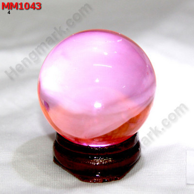 MM1043 ลูกแก้วใส สีชมพู (40mm) ราคา 150 บาท http://www.hengmark.com/view_product/MM1043.htm
