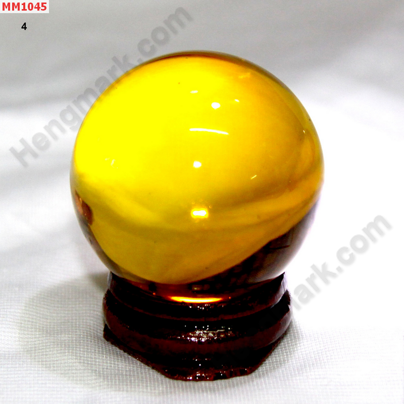 MM1045 ลูกแก้วใส สีเหลืองทอง (40mm) ราคา 150 บาท http://www.hengmark.com/view_product/MM1045.htm
