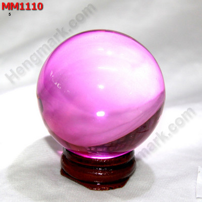 MM1110 ลูกแก้วใส สีชมพู (50mm) ราคา 200 บาท http://www.hengmark.com/view_product/MM1110.htm