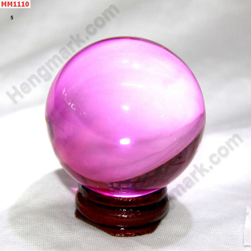 MM1110 ลูกแก้วใส สีชมพู (50mm) ราคา 200 บาท http://www.hengmark.com/view_product/MM1110.htm