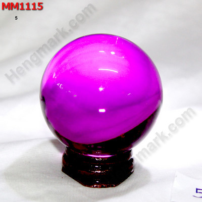 MM1115 ลูกแก้วใส สีชมพูอมม่วง (50mm) ราคา 200 บาท http://www.hengmark.com/view_product/MM1115.htm