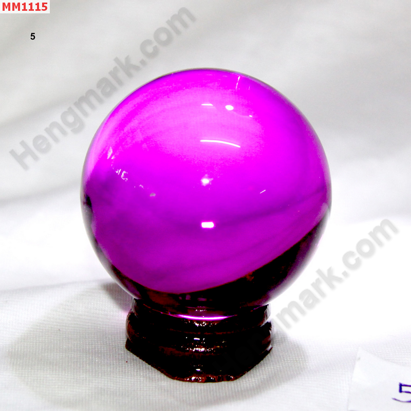 MM1115 ลูกแก้วใส สีชมพูอมม่วง (50mm) ราคา 200 บาท http://www.hengmark.com/view_product/MM1115.htm
