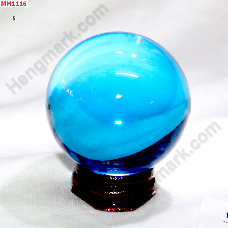 MM1116 ลูกแก้วใส สีฟ้า (50mm) ราคา 200 บาท http://www.hengmark.com/view_product/MM1116.htm