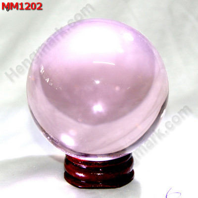 MM1202 ลูกแก้วใสสีชมพู พร้อมขาตั้ง (60mm)(W) ราคา 500 บาท http://www.hengmark.com/view_product/MM1202.htm
