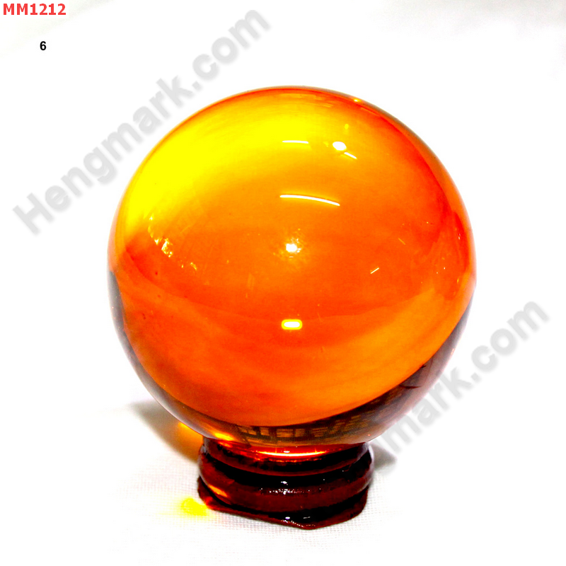 MM1212 ลูกแก้วใส สีส้ม (60mm) ราคา 350 บาท http://www.hengmark.com/view_product/MM1212.htm