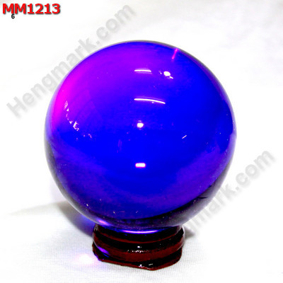 MM1213 ลูกแก้วใส สีน้ำเงิน (60mm) ราคา 350 บาท http://www.hengmark.com/view_product/MM1213.htm