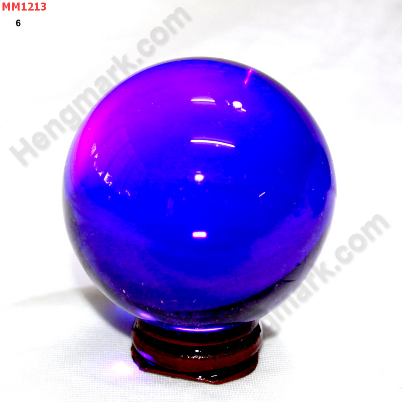 MM1213 ลูกแก้วใส สีน้ำเงิน (60mm) ราคา 350 บาท http://www.hengmark.com/view_product/MM1213.htm