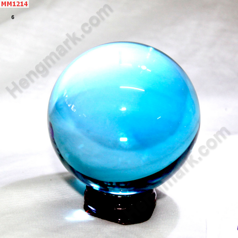 MM1214 ลูกแก้วใส สีฟ้า (60mm) ราคา 350 บาท http://www.hengmark.com/view_product/MM1214.htm