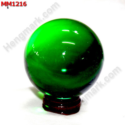 MM1216 ลูกแก้วใส สีเขียว (60mm) ราคา 350 บาท http://www.hengmark.com/view_product/MM1216.htm