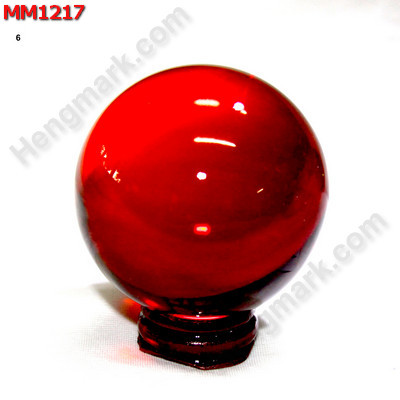 MM1217 ลูกแก้วใส สีแดง (60mm) ราคา 350 บาท http://www.hengmark.com/view_product/MM1217.htm