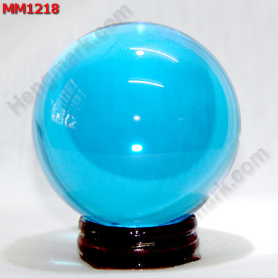 MM1218 ลูกแก้วใสสีฟ้า (60mm)(W) ราคา 500 บาท http://www.hengmark.com/view_product/MM1218.htm