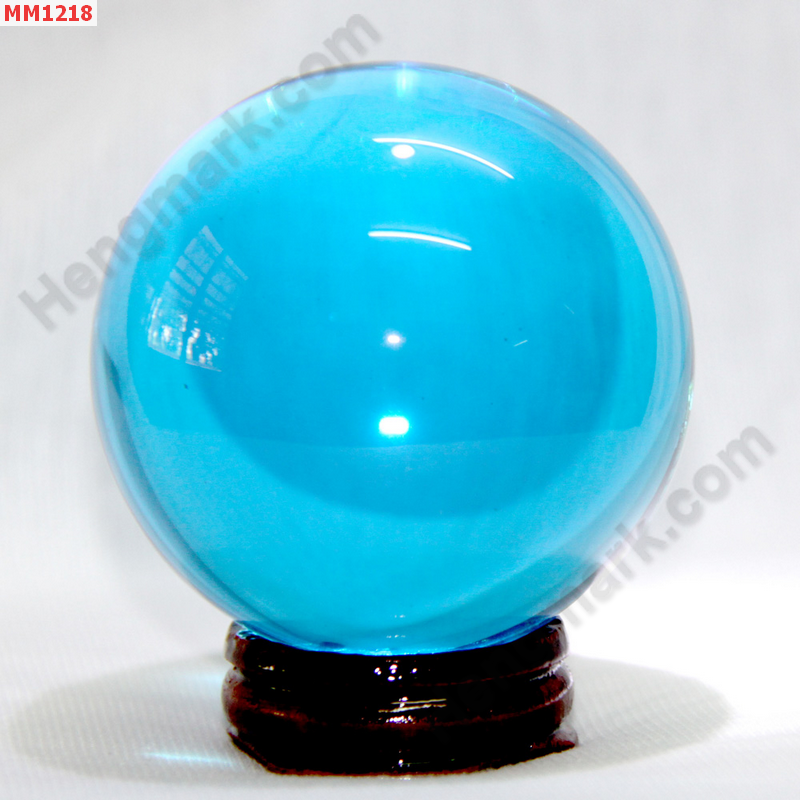 MM1218 ลูกแก้วใสสีฟ้า (60mm)(W) ราคา 500 บาท http://www.hengmark.com/view_product/MM1218.htm