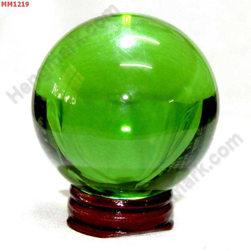 MM1219 ลูกแก้วใสสีเขียว (60mm)(W) ราคา 500 บาท http://www.hengmark.com/view_product/MM1219.htm