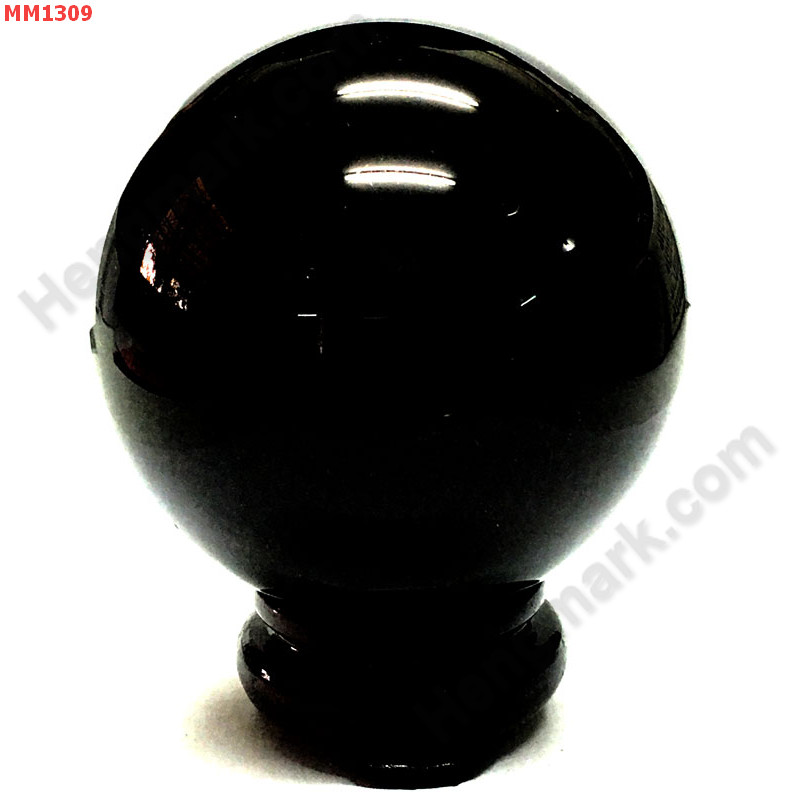 MM1309 ลูกแก้วใสสีดำ พร้อมขาตั้ง (80mm) ราคา 600 บาท http://www.hengmark.com/view_product/MM1309.htm