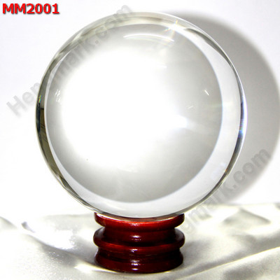 MM2001 ลูกแก้วใส พร้อมขาตั้ง (100mm) ราคา 700 บาท http://www.hengmark.com/view_product/MM2001.htm