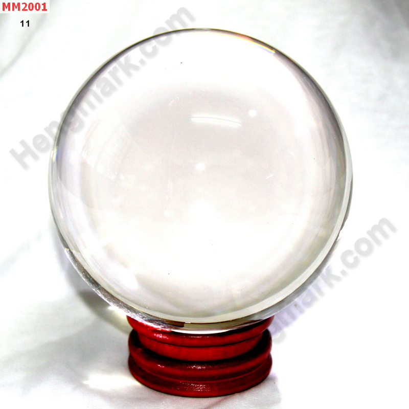 MM2001 ลูกแก้วใส พร้อมขาตั้ง (100mm) ราคา 700 บาท http://www.hengmark.com/view_product/MM2001.htm
