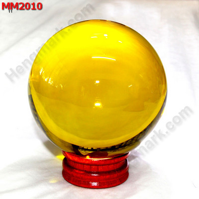 MM2010 ลูกแก้วใส สีเหลือง (110mm) ราคา 1000 บาท http://www.hengmark.com/view_product/MM2010.htm