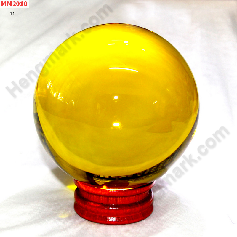 MM2010 ลูกแก้วใส สีเหลือง (110mm) ราคา 1000 บาท http://www.hengmark.com/view_product/MM2010.htm