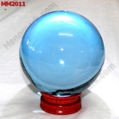 MM2011 ลูกแก้วใส สีฟ้า (110mm) ราคา 1000 บาท http://www.hengmark.com/view_product/MM2011.htm