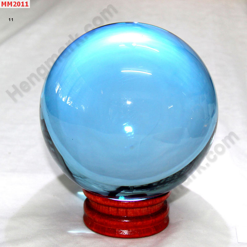 MM2011 ลูกแก้วใส สีฟ้า (110mm) ราคา 1000 บาท http://www.hengmark.com/view_product/MM2011.htm