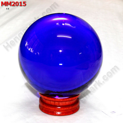 MM2015 ลูกแก้วใส สีน้ำเงิน (110mm) ราคา 1000 บาท http://www.hengmark.com/view_product/MM2015.htm