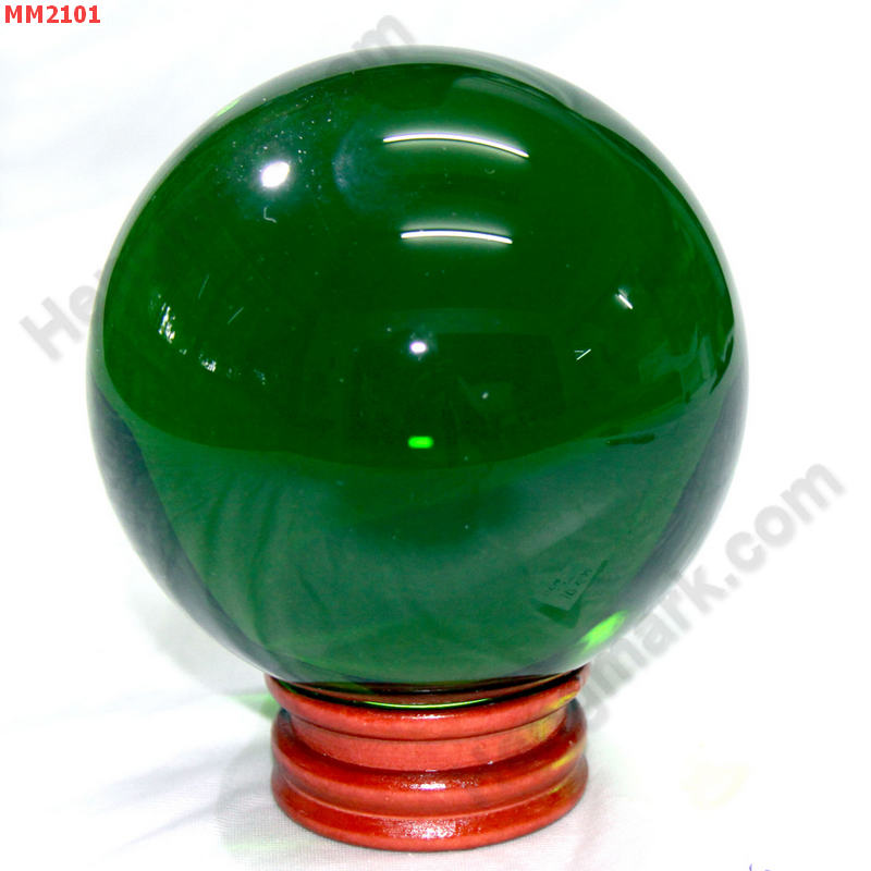 MM2101 ลูกแก้วสีเขียว (100mm)(W) ราคา 1400 บาท http://www.hengmark.com/view_product/MM2101.htm
