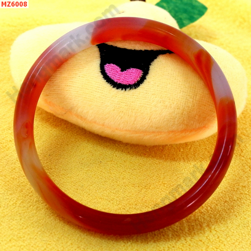 MZ6008 กำไลหิน สีแดงลาย ราคา 199 บาท http://www.hengmark.com/view_product/MZ6008.htm