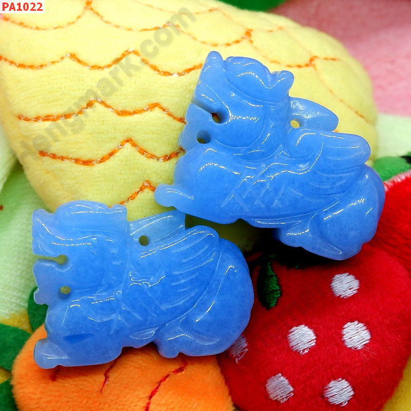 PA1022 ปี่เซียะคู่ตั้งโต๊ะ สีฟ้า ราคา 599 บาท http://www.hengmark.com/view_product/PA1022.htm