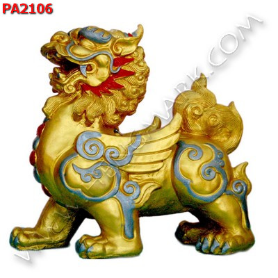 PA2106 ปี่เซียะคู่ตั้งโต๊ะ เนื้อทรายอัด ราคา 3200 บาท http://www.hengmark.com/view_product/PA2106.htm
