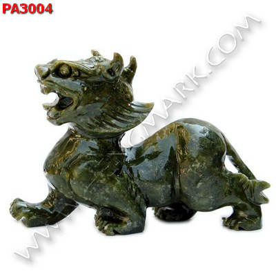PA3004 ปี่เซียะคู่ตั้งโต๊ะ หินสีเขียว ราคา 2900 บาท http://www.hengmark.com/view_product/PA3004.htm
