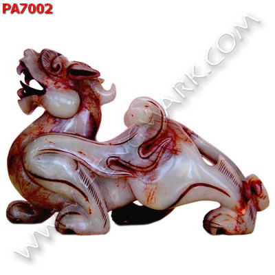 PA7002 ปี่เซียะคู่ตั้งโต๊ะ เนื้อหินหยก ราคา 12900 บาท http://www.hengmark.com/view_product/PA7002.htm
