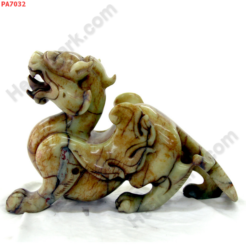 PA7032 ปี่เซียะคู่ตั้งโต๊ะเนื้อหยก มีปีก ราคา 13900 บาท http://www.hengmark.com/view_product/PA7032.htm