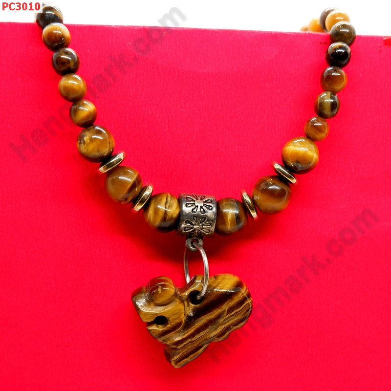 PC3010 สร้อยคอ จี้ปี่เซียะหินไทเกอร์อาย ราคา 349 บาท http://www.hengmark.com/view_product/PC3010.htm
