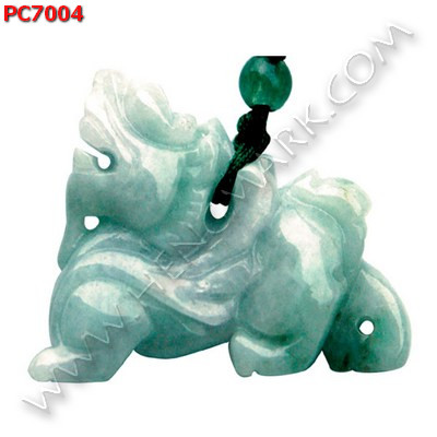 PC7004 สร้อยคอปี่เซียะหยกขาวอมเขียว ราคา 599 บาท http://www.hengmark.com/view_product/PC7004.htm