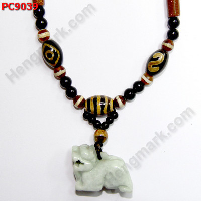 PC9039 ปีเซียะหยก สร้อยคอDZI ราคา 1199 บาท http://www.hengmark.com/view_product/PC9039.htm