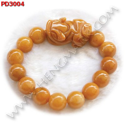 PD3004 สร้อยข้อมือปี่เซียะหยกเหลือง ราคา 399 บาท http://www.hengmark.com/view_product/PD3004.htm