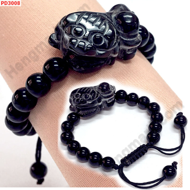 PD3008 สร้อยข้อมือปี่เซียะหินอะเก็ต ราคา 399 บาท http://www.hengmark.com/view_product/PD3008.htm