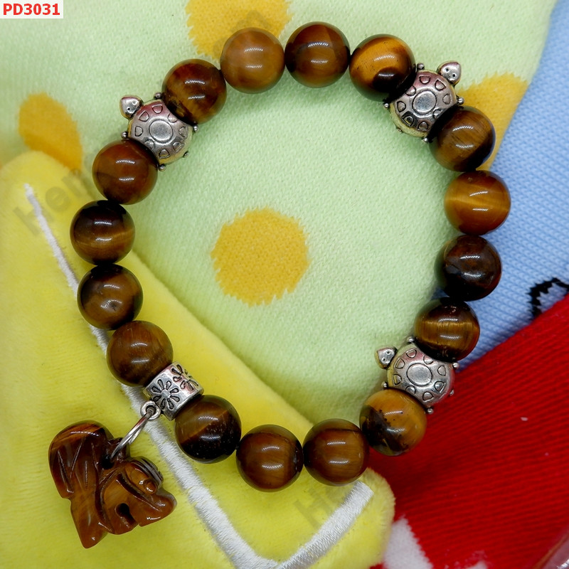 PD3031 สร้อยข้อมือปี่เซียะ หินไทเกอร์อายส์ ราคา 399 บาท http://www.hengmark.com/view_product/PD3031.htm