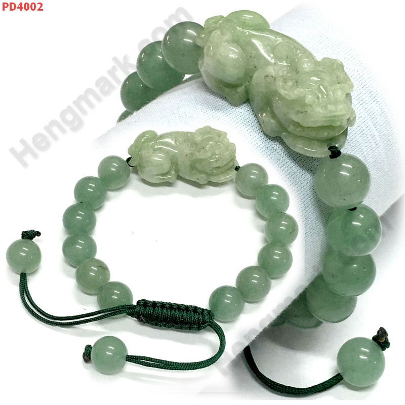 PD4002 สร้อยข้อมือปี่เซียะหยก ราคา 499 บาท http://www.hengmark.com/view_product/PD4002.htm