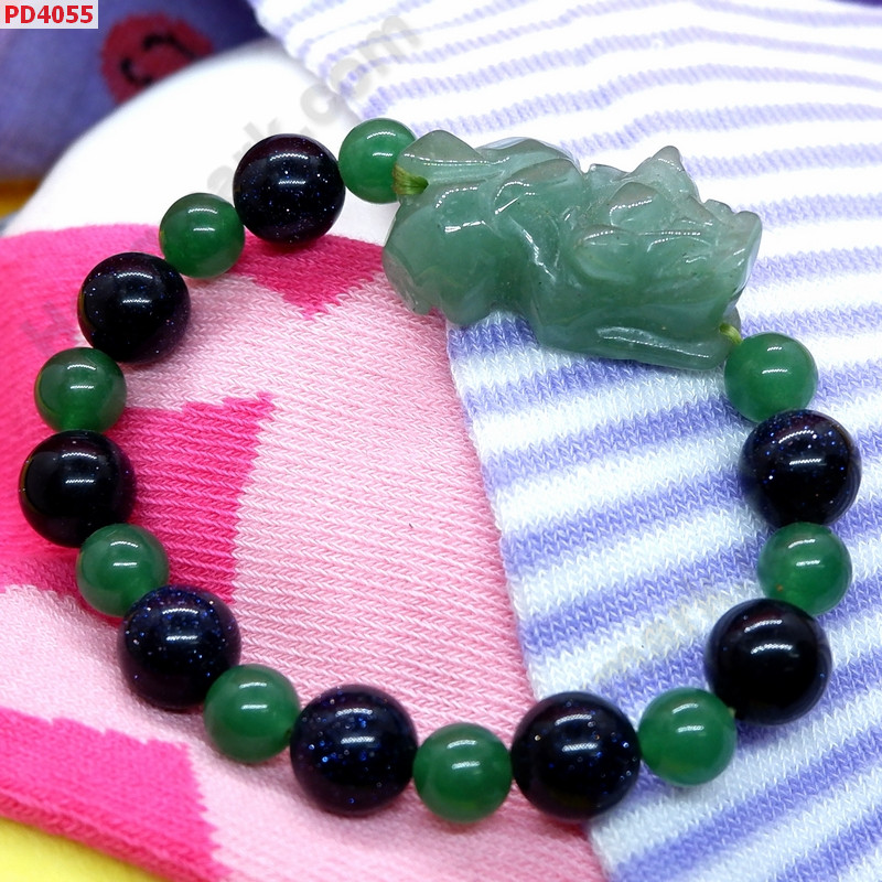 PD4055 สร้อยข้อมือปี่เซียะหยกเขียว ราคา 429 บาท http://www.hengmark.com/view_product/PD4055.htm