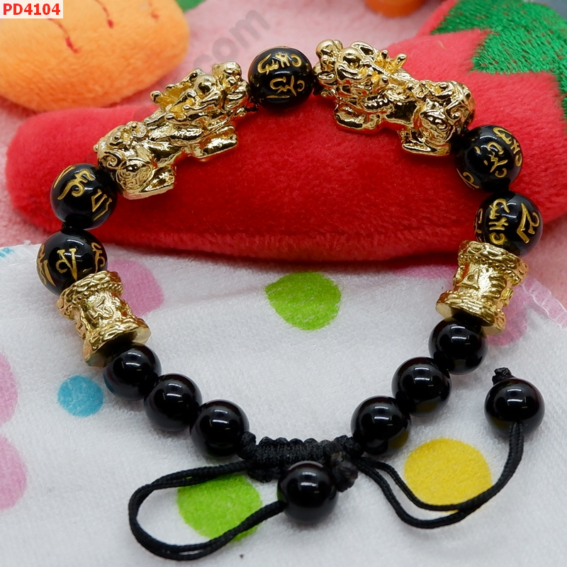 PD4104 สร้อยข้อมือปี่เซียะคู่สีทอง+คาถาทิเบต ราคา 499 บาท http://www.hengmark.com/view_product/PD4104.htm PD4104 สร้อยข้อมือปี่เซียะคู่สีทอง+คาถาทิเบต ราคา 499 บาท http://www.hengmark.com/view_product/PD4104.htm