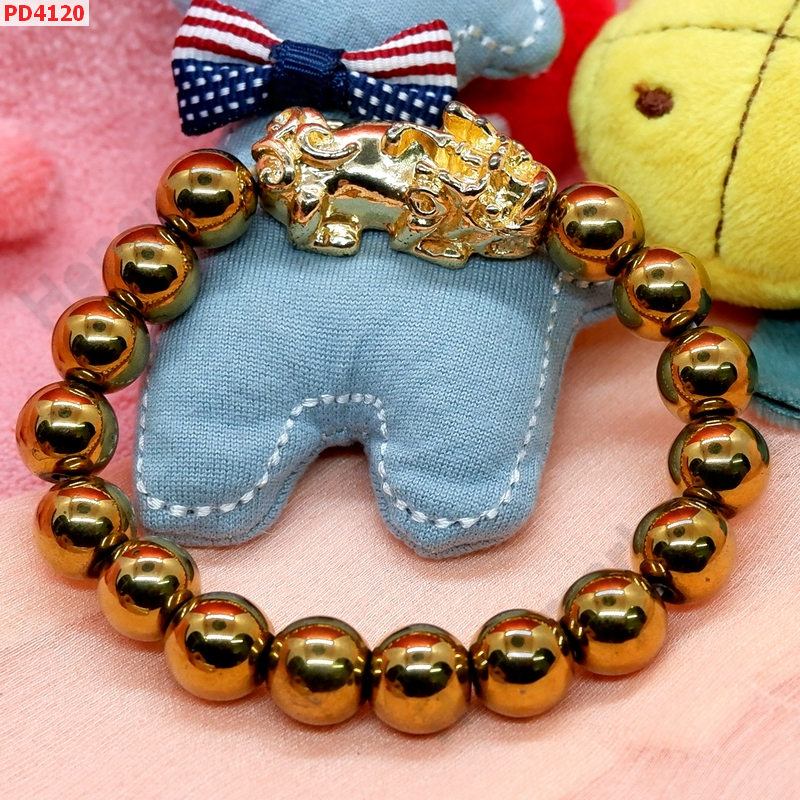 PD4120 สร้อยข้อมือปี่เซียะสีทอง+ไพไรต์ ราคา 459 บาท http://www.hengmark.com/view_product/PD4120.htm PD4120 สร้อยข้อมือปี่เซียะสีทอง+ไพไรต์ ราคา 459 บาท http://www.hengmark.com/view_product/PD4120.htm