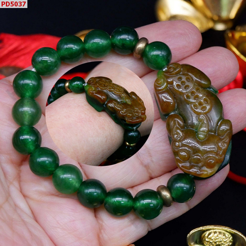 PD5037 สร้อยข้อมือปี่เซียะหยกจักรพรรดิเขียวน้ำตาล ราคา 549 บาท http://www.hengmark.com/view_product/PD5037.htm PD5037 สร้อยข้อมือปี่เซียะหยกจักรพรรดิเขียวน้ำตาล ราคา 549 บาท http://www.hengmark.com/view_product/PD5037.htm