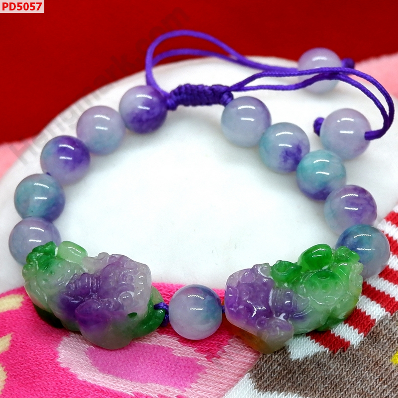 PD5057 สร้อยข้อมือปี่เซียะคู่ หินหยก 5 สี สร้อยเชือก ราคา 599 บาท http://www.hengmark.com/view_product/PD5057.htm PD5057 สร้อยข้อมือปี่เซียะคู่ หินหยก 5 สี สร้อยเชือก ราคา 599 บาท http://www.hengmark.com/view_product/PD5057.htm