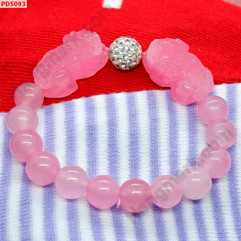 PD5093 สร้อยข้อมือปี่เซียะคู่หินสีชมพูเข้ม ราคา 599 บาท http://www.hengmark.com/view_product/PD5093.htm PD5093 สร้อยข้อมือปี่เซียะคู่หินสีชมพูเข้ม ราคา 599 บาท http://www.hengmark.com/view_product/PD5093.htm