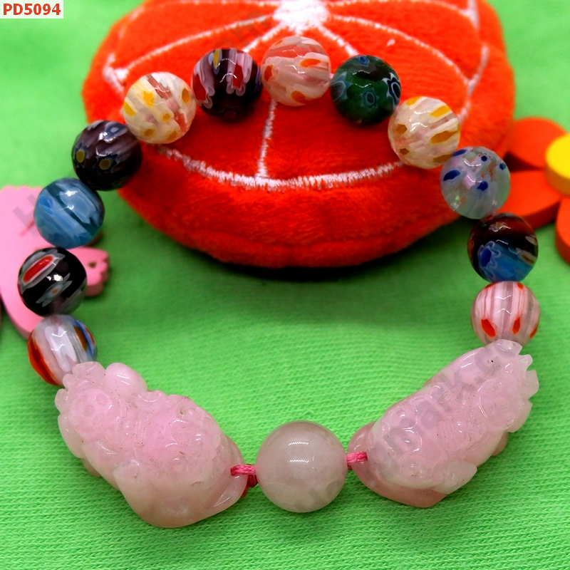 PD5094 สร้อยข้อมือปี่เซียะคู่หินสีชมพู+หินลายแฟนซี ราคา 599 บาท http://www.hengmark.com/view_product/PD5094.htm PD5094 สร้อยข้อมือปี่เซียะคู่หินสีชมพู+หินลายแฟนซี ราคา 599 บาท http://www.hengmark.com/view_product/PD5094.htm