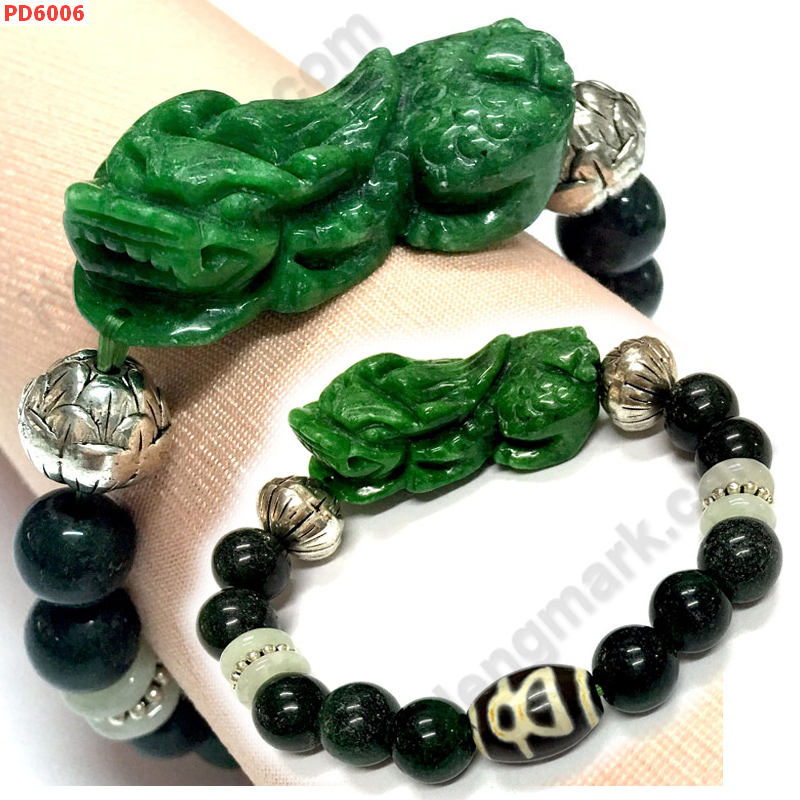 PD6006 สร้อยข้อมือปี่เซียะหยกจักรพรรดิ+หินDZI ราคา 629 บาท http://www.hengmark.com/view_product/PD6006.htm PD6006 สร้อยข้อมือปี่เซียะหยกจักรพรรดิ+หินDZI ราคา 629 บาท http://www.hengmark.com/view_product/PD6006.htm