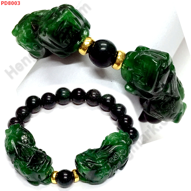 PD8003 สร้อยข้อมือปี่เซียะหยกจักรพรรดิคู่ ราคา 849 บาท http://www.hengmark.com/view_product/PD8003.htm PD8003 สร้อยข้อมือปี่เซียะหยกจักรพรรดิคู่ ราคา 849 บาท http://www.hengmark.com/view_product/PD8003.htm